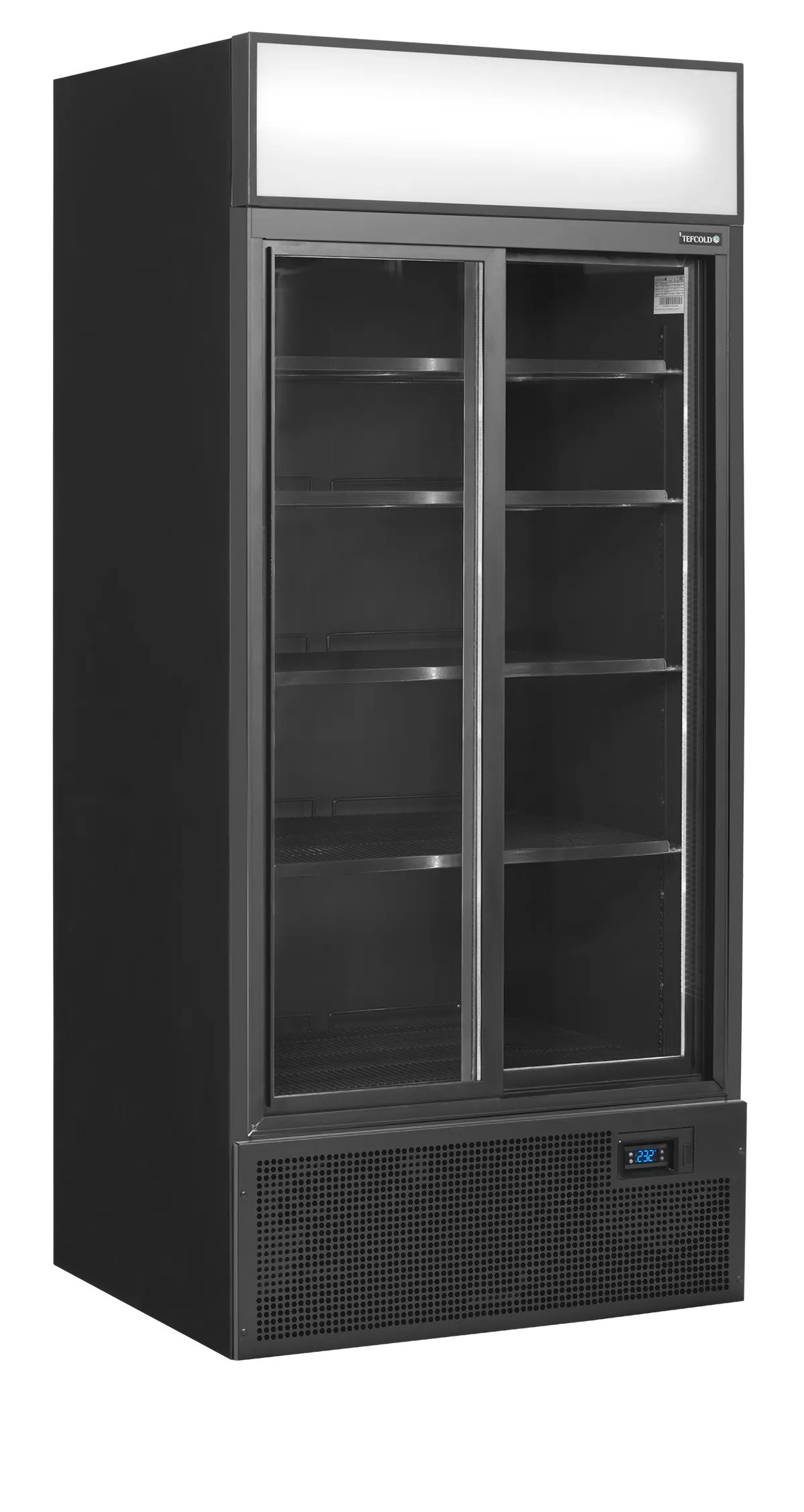 TEFCOLD display cooler with glass doors