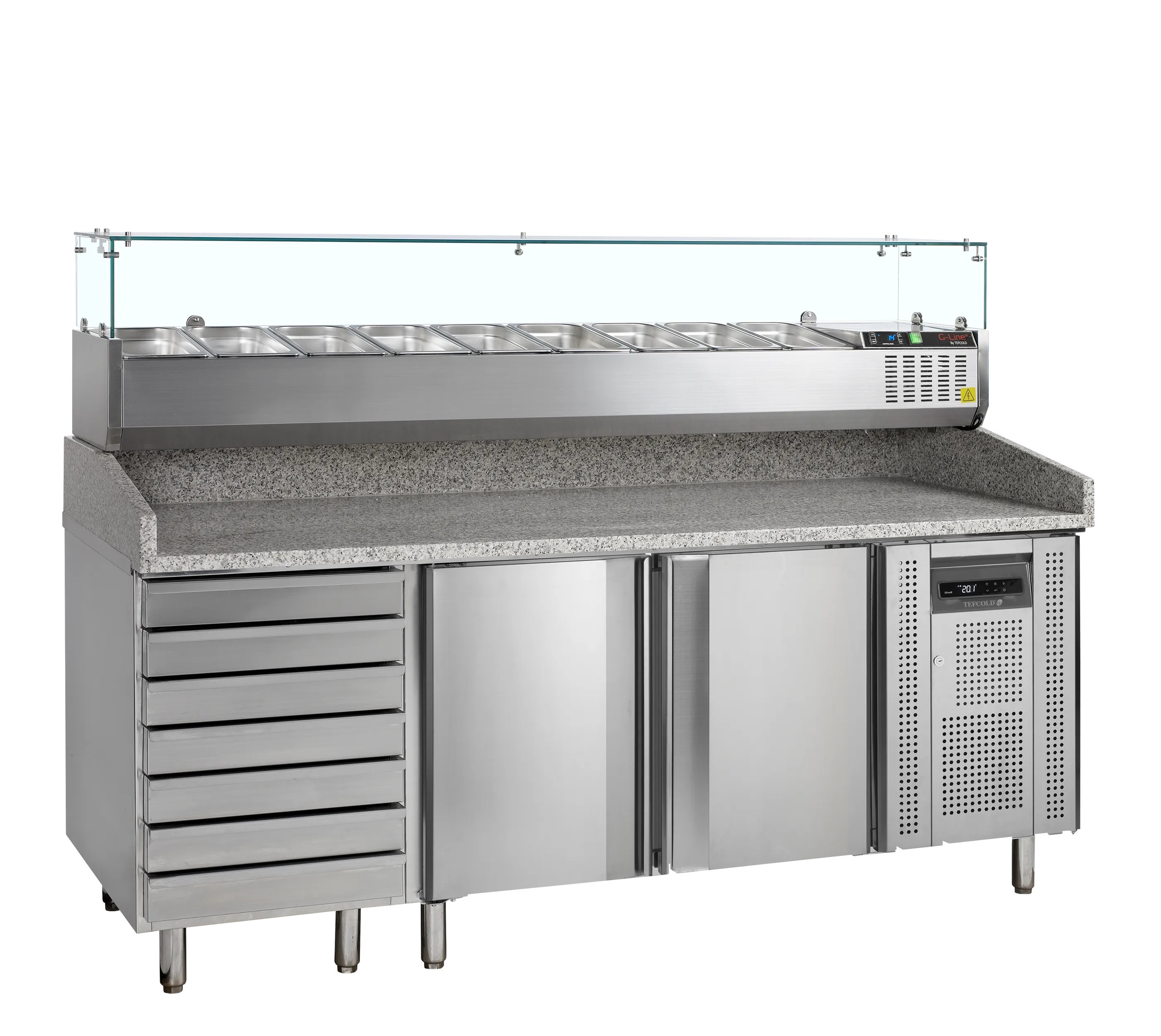 TEFCOLD PT1310 Pizza Table Refrigerator