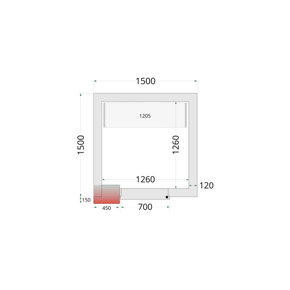 TEFCOLD Shelf Rack System CRNF1515