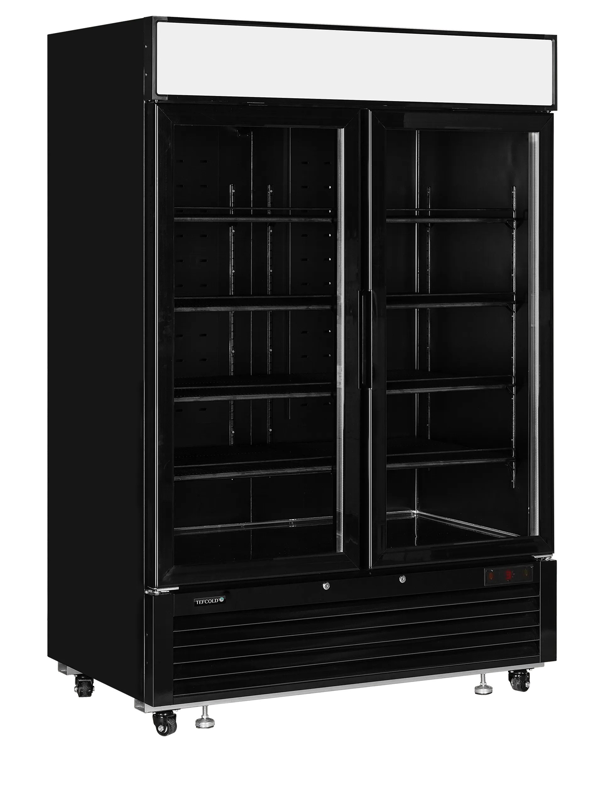 TEFCOLD LGC5000B Black Display Refrigerator